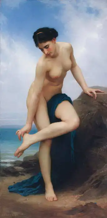 Bouguereau, Adolphe: After bath