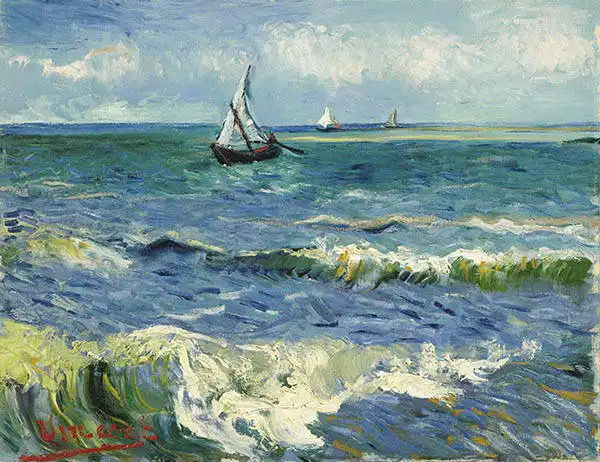 Gogh, Vincent van: Moře u Les Saintes-Maries-de-la-Mer