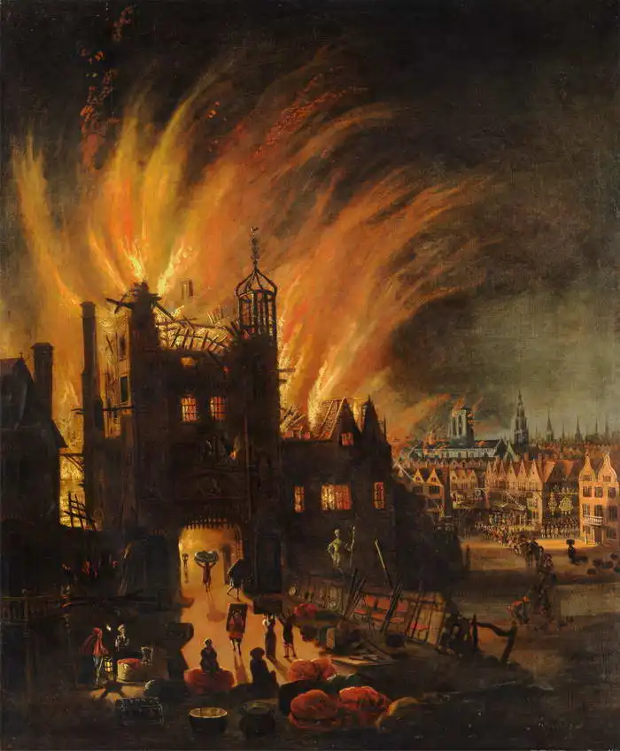 Neznámý: Velký požár Londýna