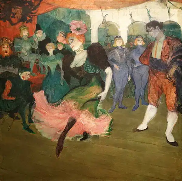 Toulouse-Lautrec, H.: Tančící Marcelle Lender