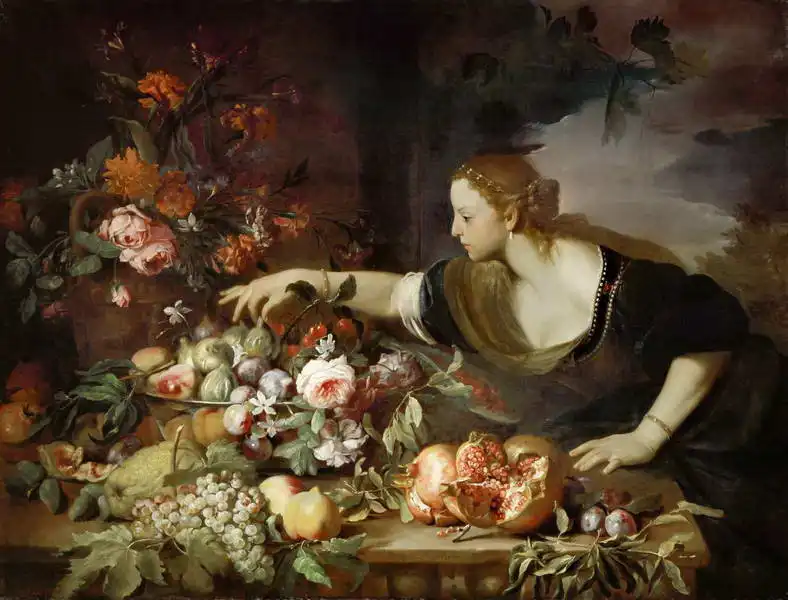 Brueghel, Abraham: Žena držící ovoce