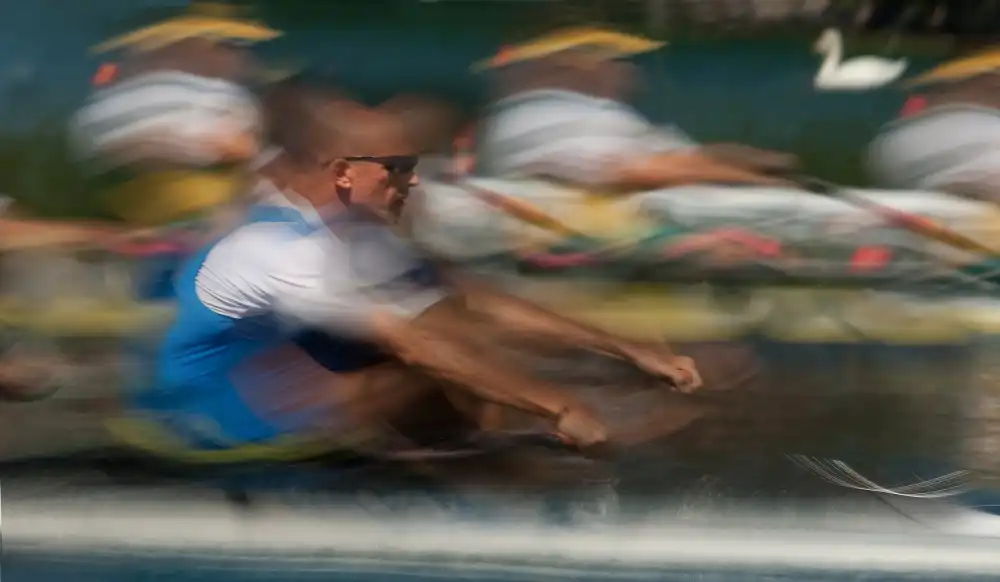 Malovrh, Milan: Gara di nuoto