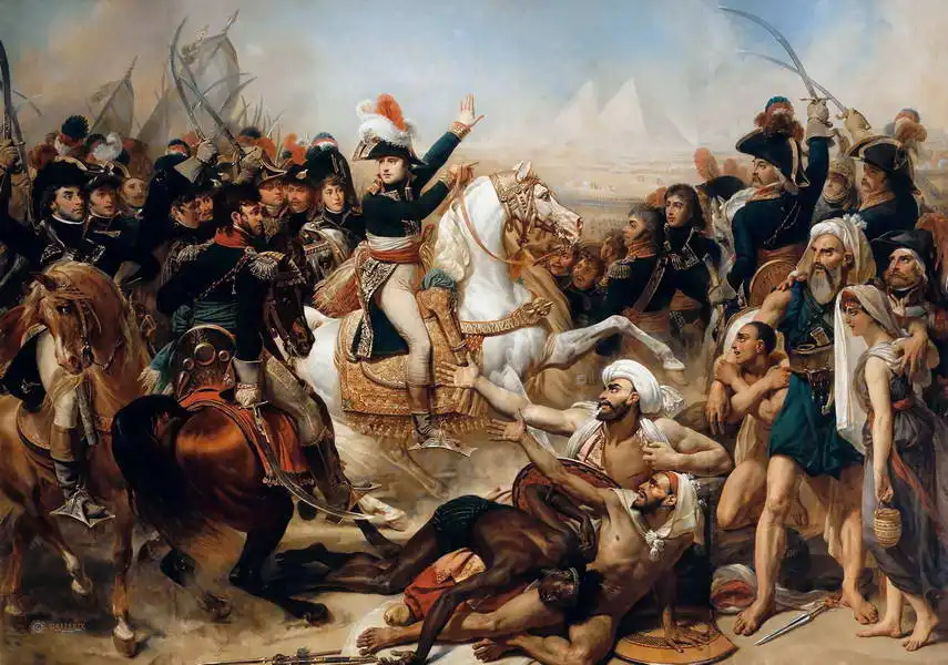 Gros, Antoine-Jean: Bitva u pyramid, 21.července 1798