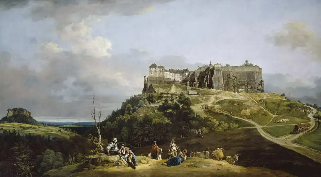Bellotto, Bernardo: Fortress Königstein