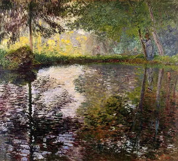 Monet, Claude: Jezírko v  Montgeronu