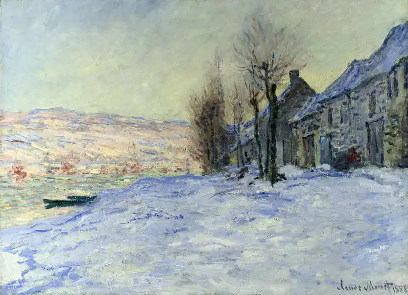 Monet, Claude: Lavacourt pod sněhem
