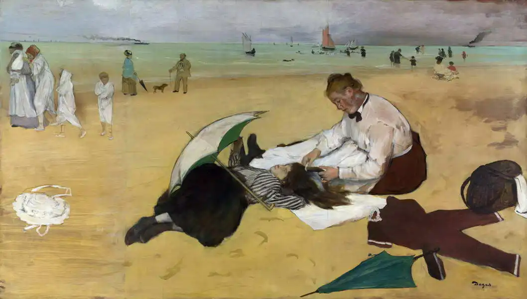 Degas, Edgar: Plážová scéna