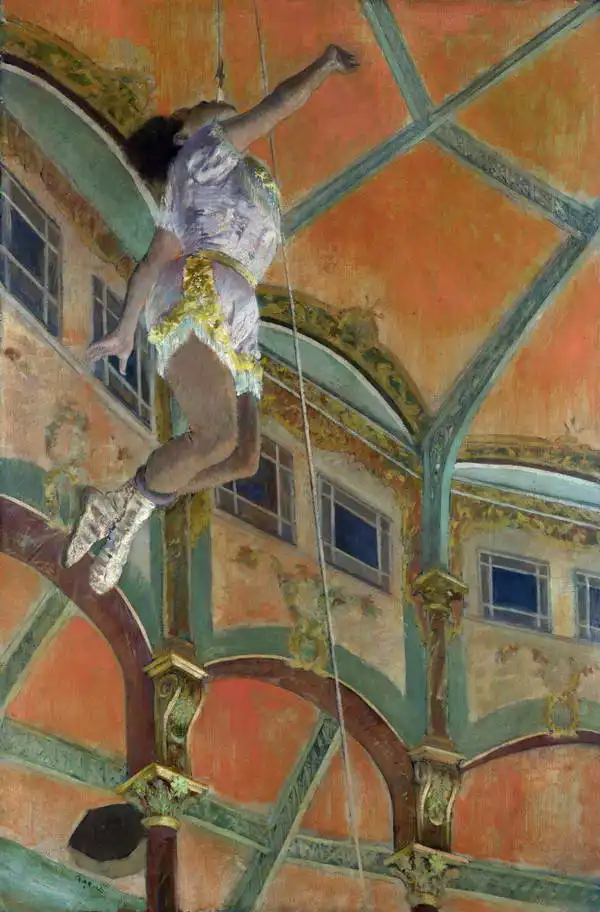 Degas, Edgar: Miss La La v Cirque Fernando
