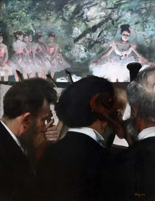 Degas, Edgar: Hudebníci v orchestru