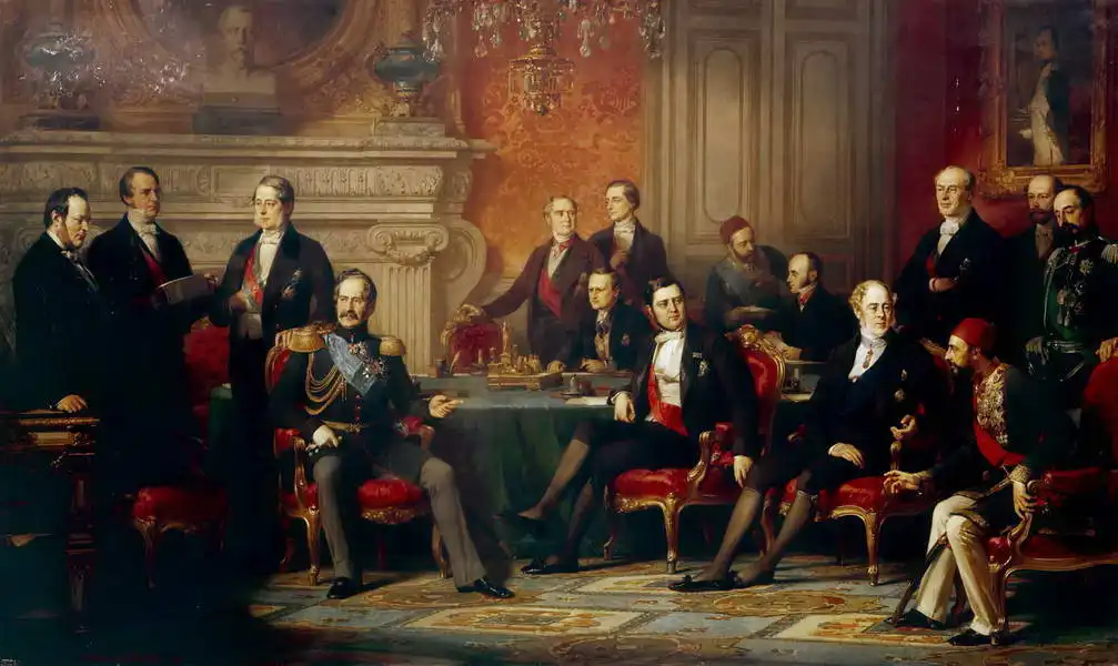 Dubufe, Édouard Louis: Kongres v Paříži v roce 1856