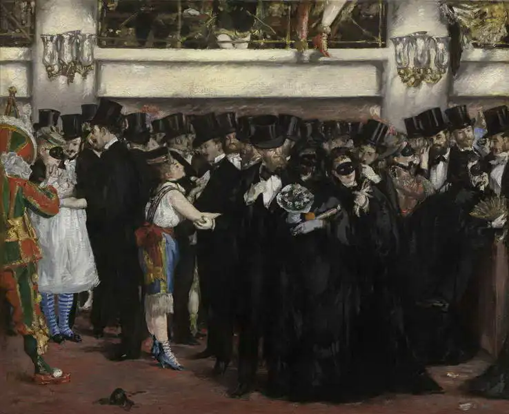Manet, Edouard: Maškarní ples v opeře