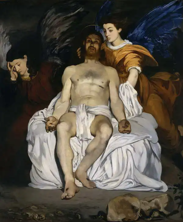 Manet, Edouard: Mrtvý Ježíš s anděly