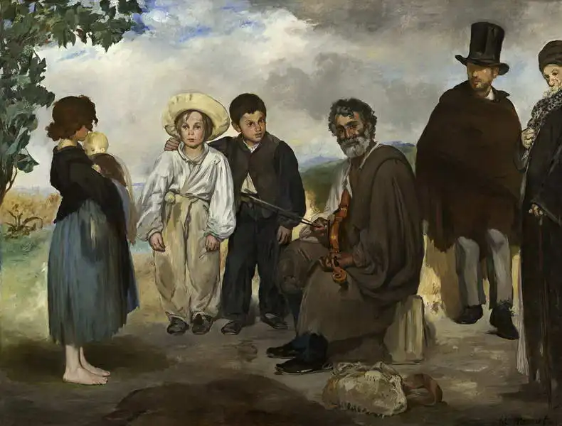 Manet, Edouard: Starý hudebník