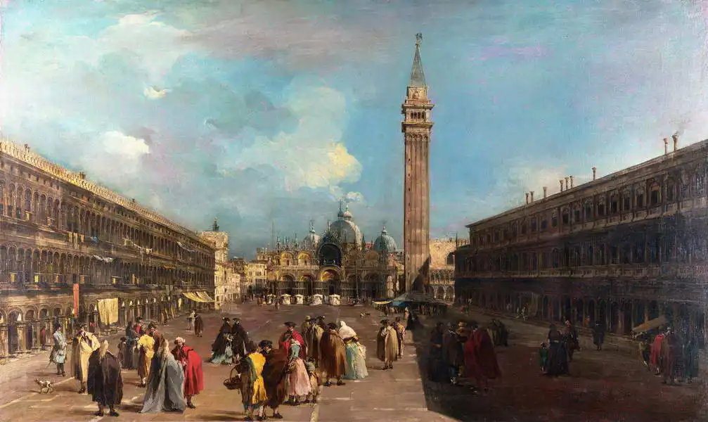 Guardi, Francesco: Benátky, náměstí sv. Marka