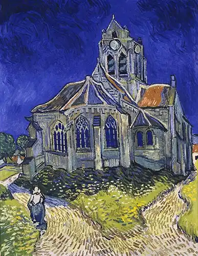 Gogh, Vincent van: Kostel v Auvers-sur-Oise