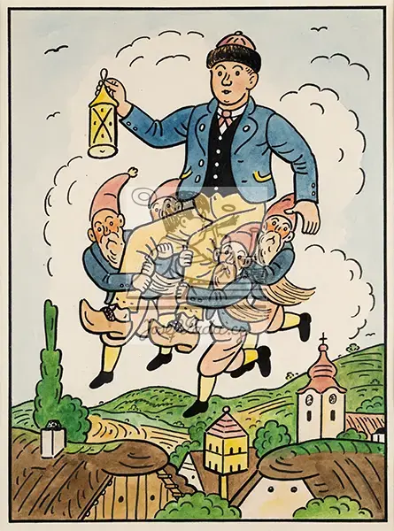 Lada, Josef: Czech Honza - Magic Lantern 1940