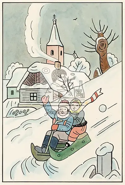 Lada, Josef: Mikeš II. Part - Chapter Happy Christmas 1957