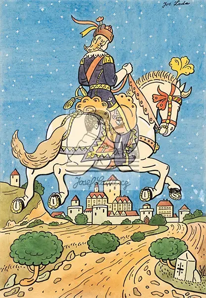 Lada, Josef: Naughty Tales - Chapter on Cinderella 1946