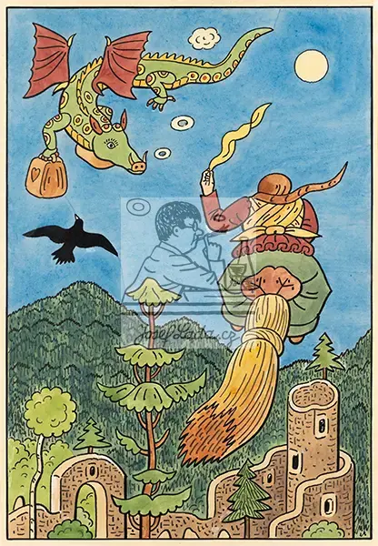 Lada, Josef: Mischievous Tales - Chapter on the Poor Little Kingdom: What Was Happening at Home and in the Forest 1946