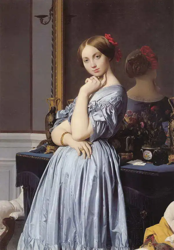 Ingres, Jean Auguste: Vikomtesa Othenin Haussonville