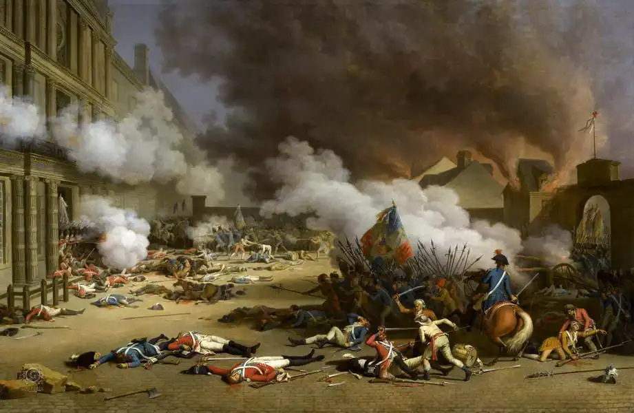 Duplessis-Bertaux, Jean: Conquête des Tuileries 10 août 1792
