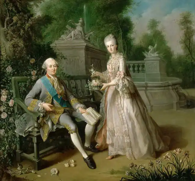 Charpentier, Jean-Baptiste: Louis Jean Marie de Bourbon se svou dcerou, Marie Louise Adelaide de Bourbon