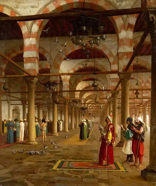 Gérôme, Jean-Léon: Modlitba v mešitě