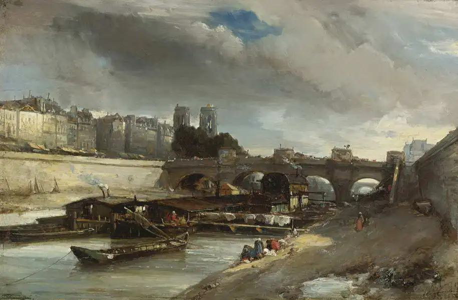 Jongkind, Johan: Most v Neuf, Paříž
