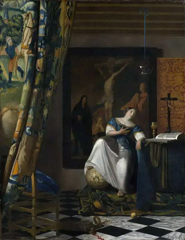 Vermeer, Jan: Alegorie katolické víry
