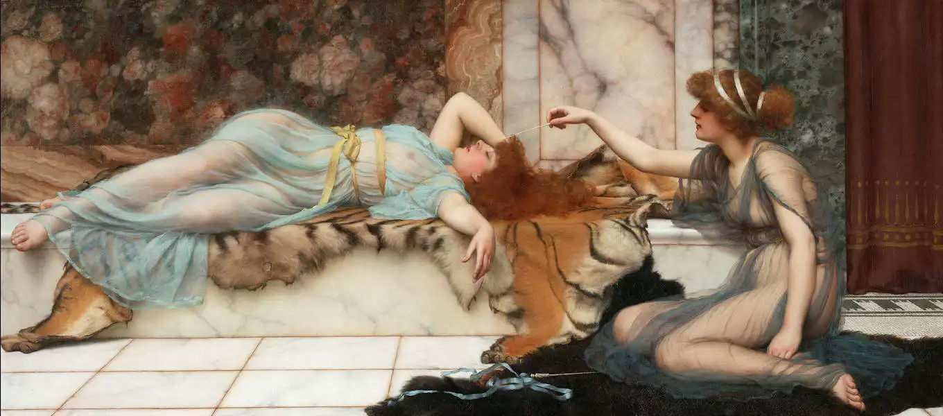 Godward, John William: Prodiguer des conseils et se calmer