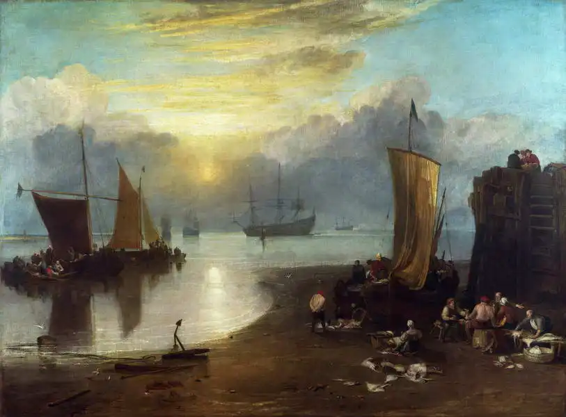 Turner, William: Vycházející slunce v oparu