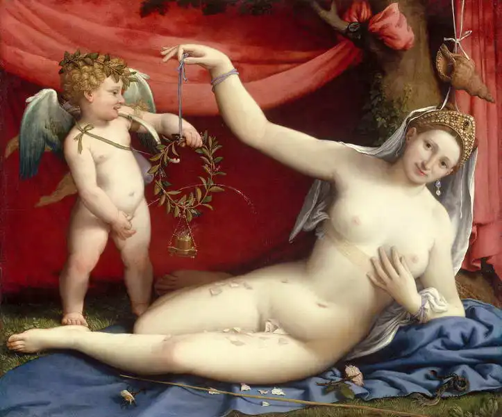 Lotto, Lorenzo: Venus and Cupid
