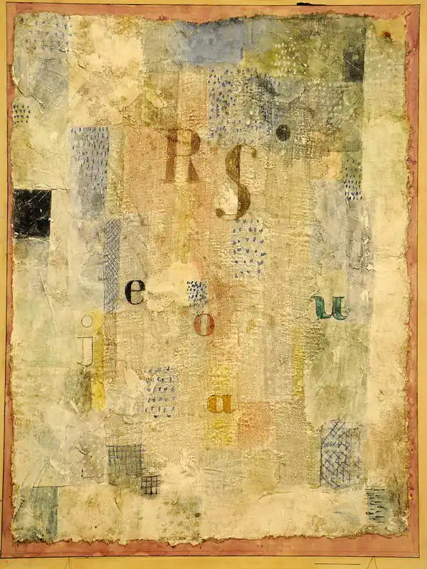 Klee, Paul: Vocal Fabric of the Singer Rosa Silber