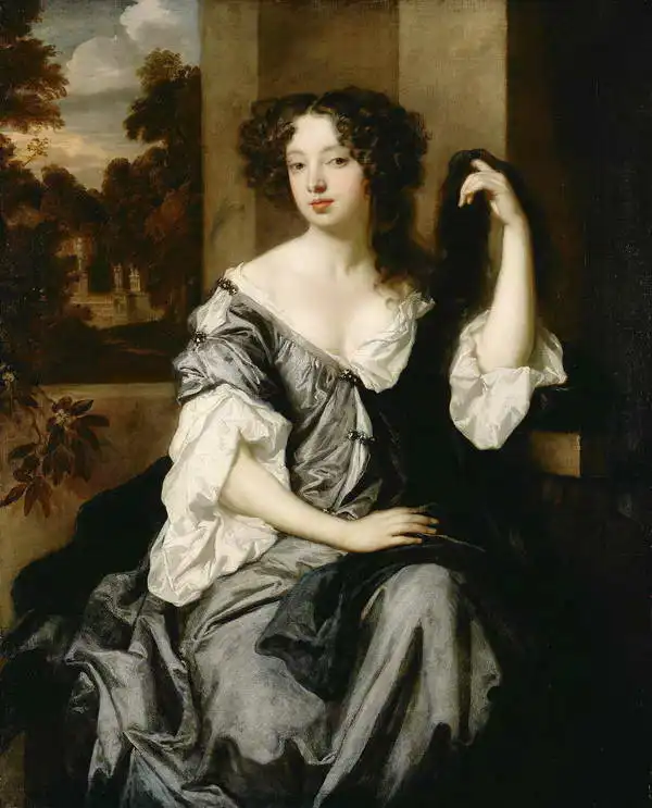 Lely, Peter: Portrét Louise de Keroualle, vévodkyně Portsmouthské