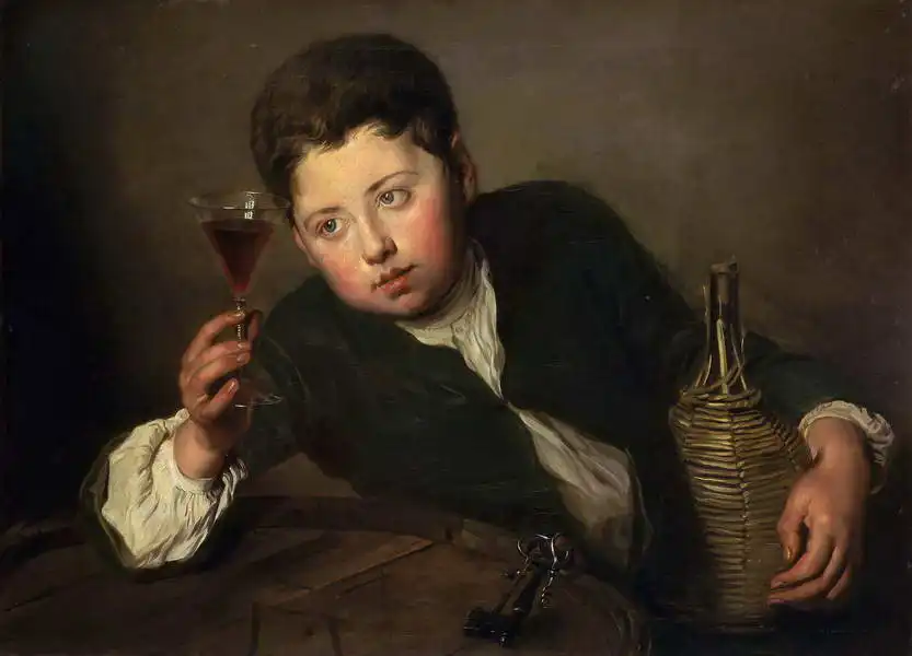 Mercier, Philippe: Jeune buveur de vin