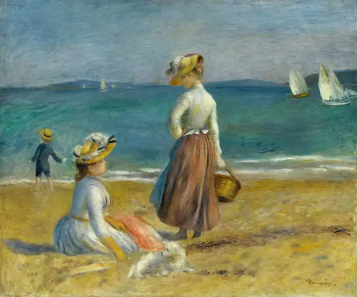 Renoir, Auguste: Postavy na pláži