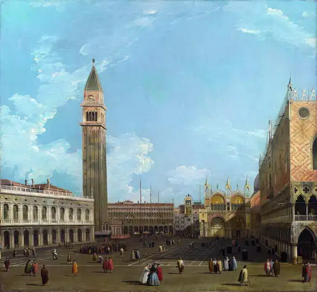 Canaletto, Giovanni: Piazzetta od Mola, Benátky