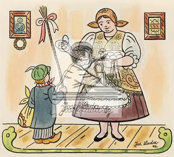 Lada, Josef: Give Me an Egg (Motherwort) 1946