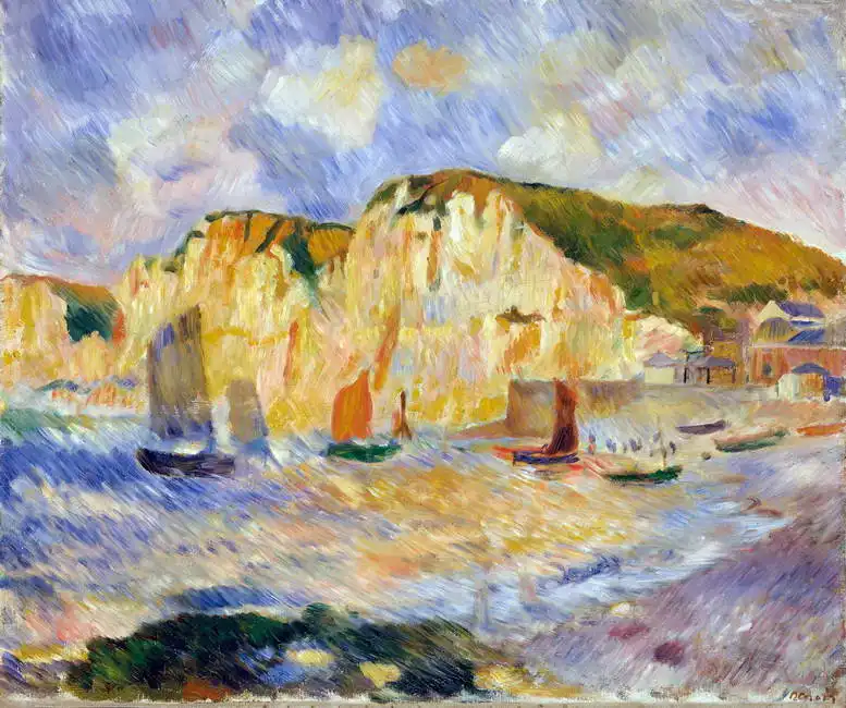 Renoir, Auguste: Moře a útesy