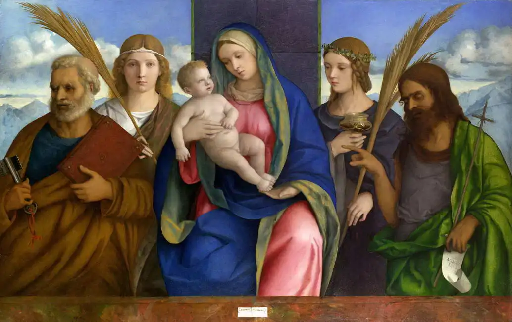 Bellini, Giovanni: Madona s dítětem a svatými