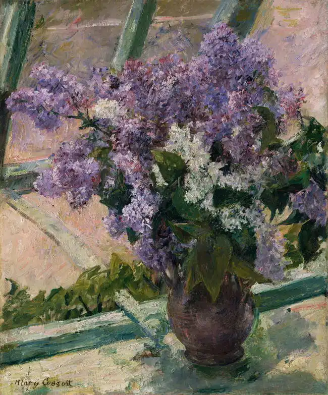 Cassatt, M. S.: Lilacs in the window