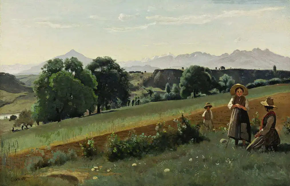 Corot, J. B. Camille: Na pastvě