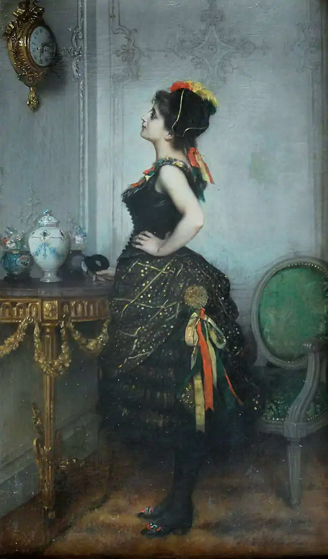 Toulmouche, Auguste: Préparation du carnaval