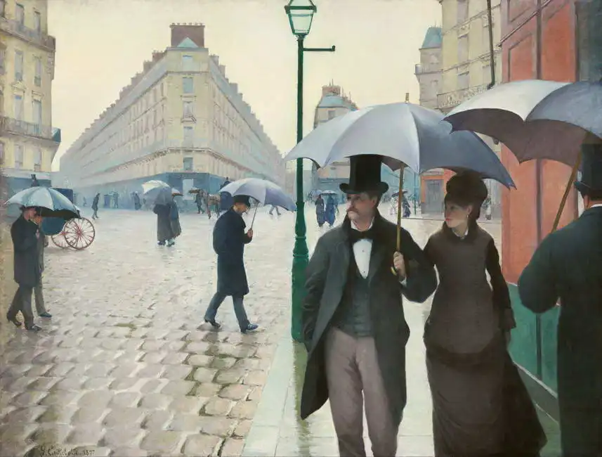 Caillebotte, Gustave: Pařížská ulice - deštivý den