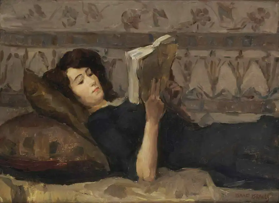 Israels, Isaac: Fille sur le canapé