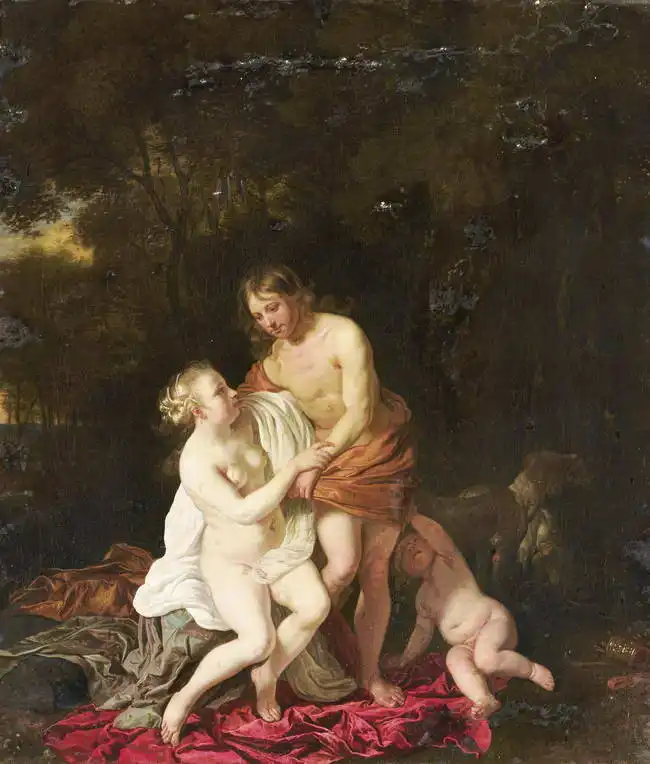 Loo, Jacob van: Venuše a Adonis