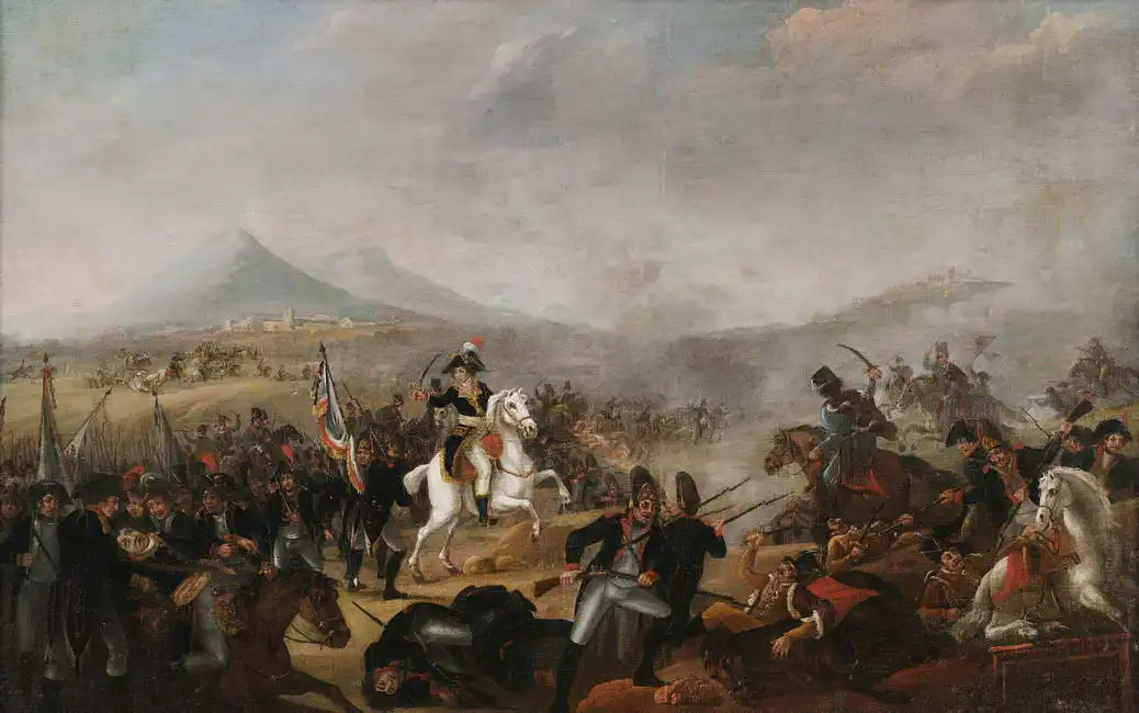 Berthélemy, Jean-Simon: Napoleon v bitvě u Maringa
