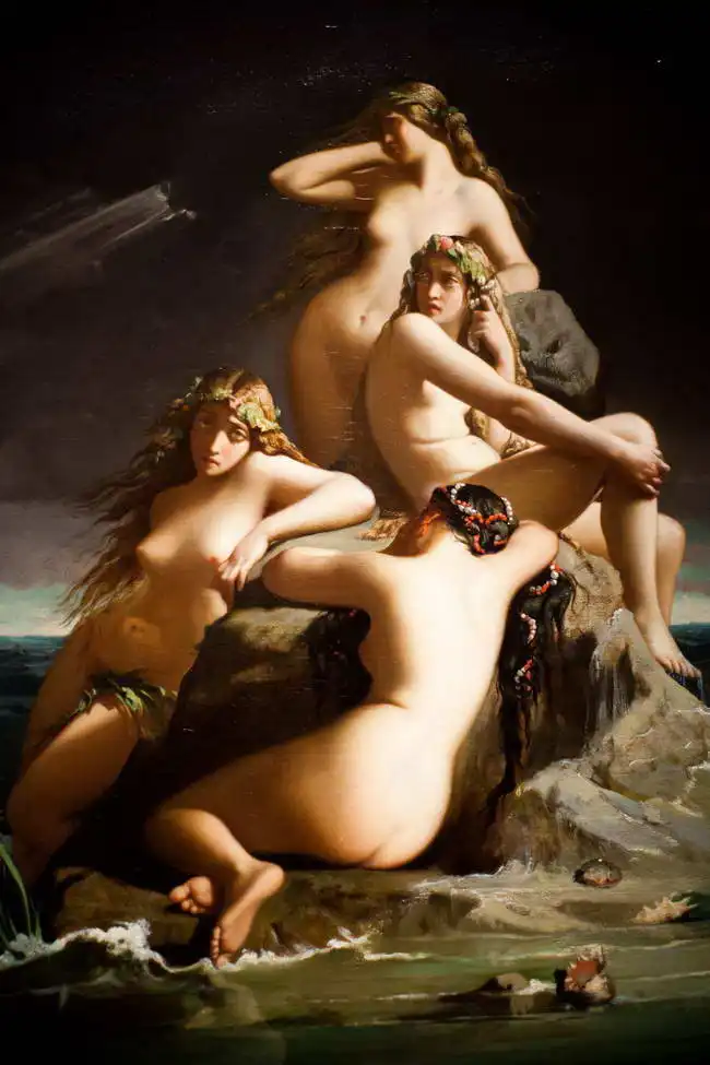 Lehmann, Henri: Océanida en deuil de Prométhée