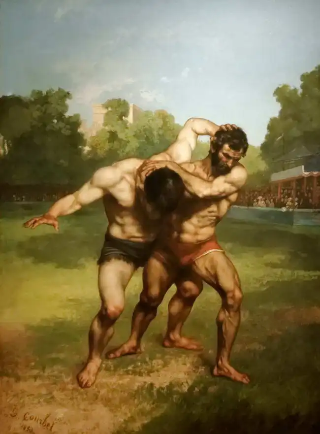 Courbet, Gustave: Zápasníci