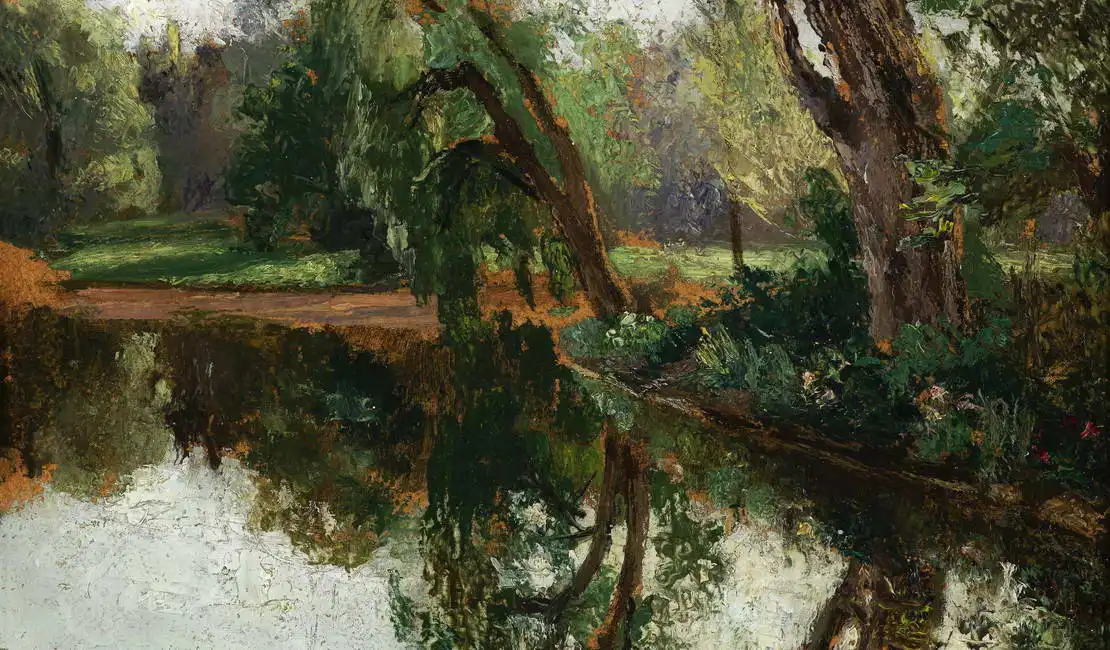 Wisinger-Florian, Olga: Paysage avec rivière